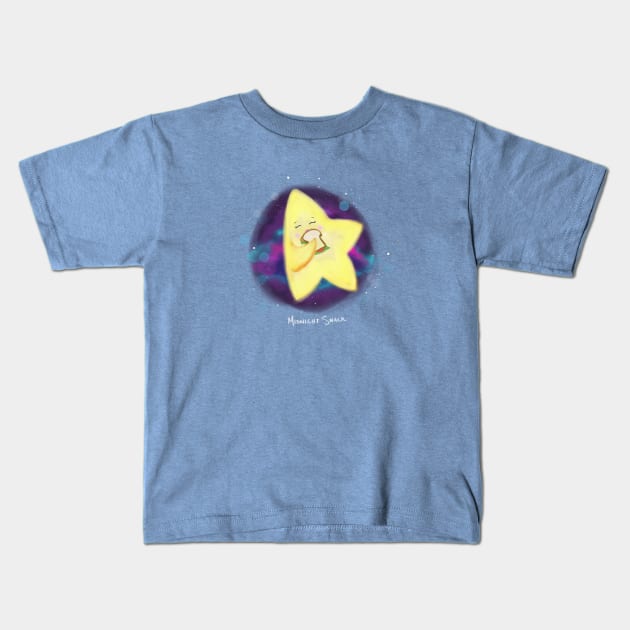 Midnight Snack Star Sandwich Kids T-Shirt by Star Sandwich